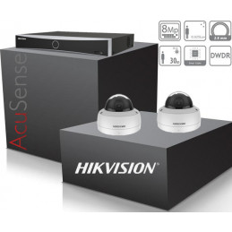 Kamerový set NVR s Poe, +2x IP kamera-HIKVISION DS-2CD2183G2-LIS2U-8MP-IP-AcuSense--UHD4K-IR30m