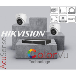 Kamerový set NVR s Poe-+2x IP kamera-HIKVISION-DS-2CD1347G2H-LIU, 4MP/UHD/2K, ColorVu+AcuSense, Smart hybrid IR30m