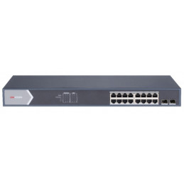HIKVISION DS-3E1518P-SI -16× 1Gbit -PoE switch-225W - Sieťové produkty