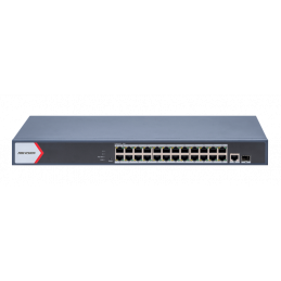 HIKVISION DS-3E1526P-EI/M -24× 1Gbit -PoE switch-230W - Sieťové pro...