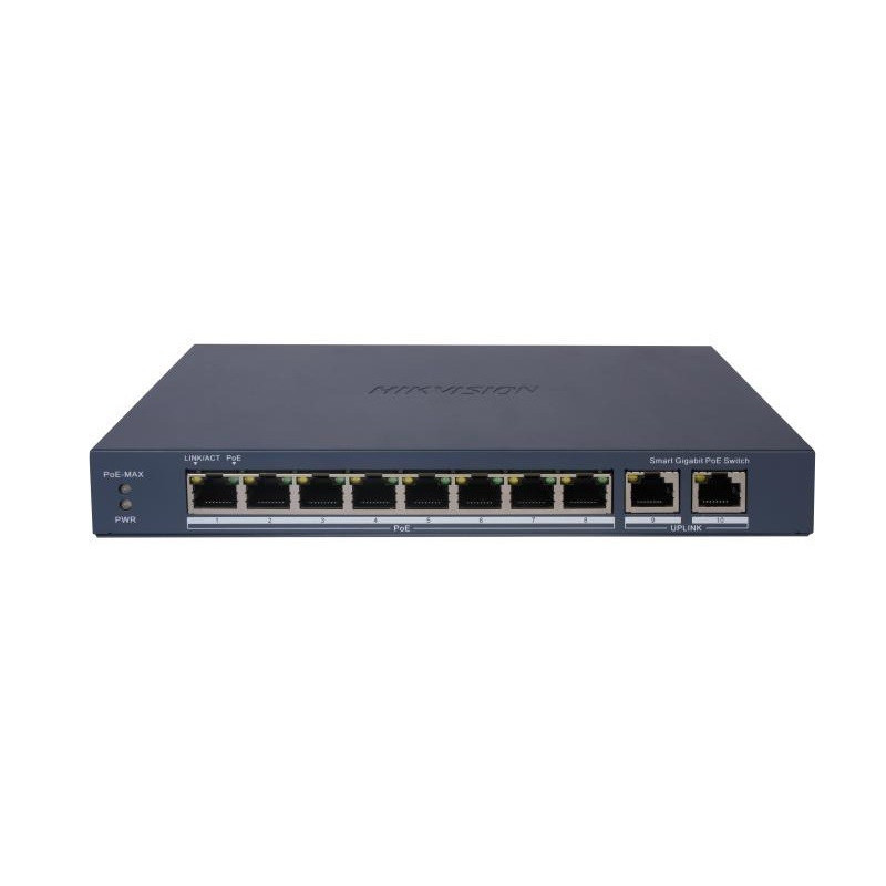 HIKVISION DS-3E1510P-EI-8× 1Gbit -PoE switch-110W - Sieťové produkty Best HIKVISION DS-3E1510P-EI-8× 1Gbit -PoE switch-110W from alarmsystemy at only 102,72 €