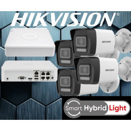 Kamerový set NVR s Poe-+2x IP kamera-HIKVISION-DS-2CD1043G2-LIU-4MP/UHD/2K, Smart hybrid IR30m