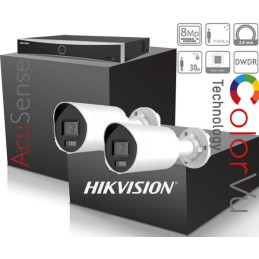 Kamerový set NVR s Poe, +2x IP kamera-HIKVISION-DS-2CD2087G2-LIU-8MP-IP-AcuSense+ColorVU smart IR40m