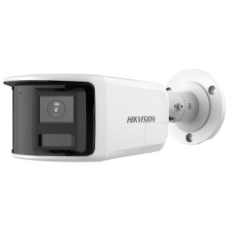 Hikvision DS-2CD2T83G2P-LISU/SL(180°)-8Mpix-4K, AcuSense,Smart IR 40m, PoE, mikrofón, SD slot