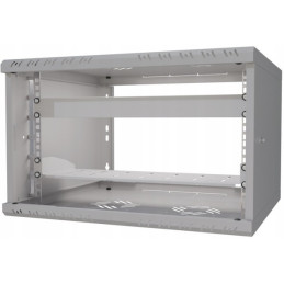 Skriňa 19"RACK závesná 6U/540x450, +Pevná polica, +Maskovací panel ...