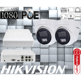 Kamerový set NVR s PoE+2x IP kamera-HIKVISION-DS-2CD1323G2-LIU -2MP/FULL HD-Smart IR do 30m