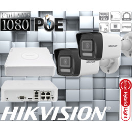 Kamerový set NVR s PoE+2x IP kamera-HIKVISION-DS-2CD1023G2-LIU-2MP/FULL HD-Smart IR do 30m