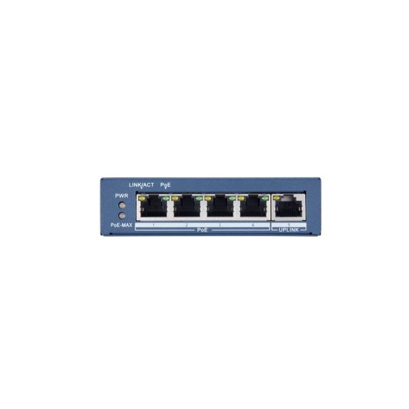 HIKVISION DS-3E0505P-E/M-PoE switch 1000 Mbps Best HIKVISION DS-3E0505P-E - 4× 1Gbit -PoE switch-35W from alarmsystemy at only 48,45 €